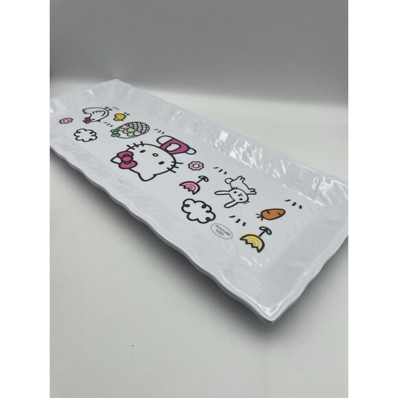 Sanrio HELLO KITTY Melamine Serving Tray Platter NEW Large 18" - Picture 4 of 7